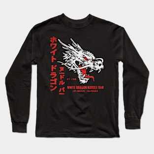 White Dragon Blade Long Sleeve T-Shirt